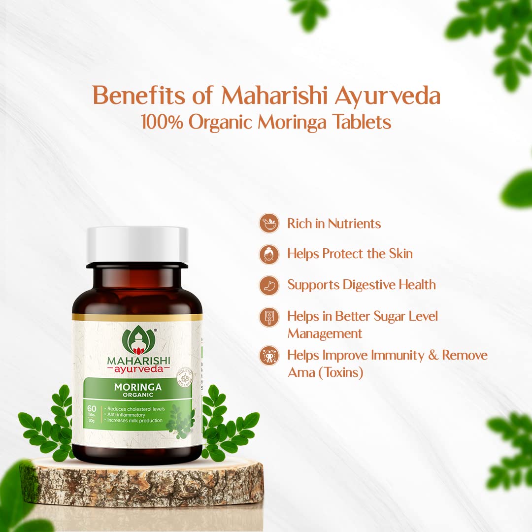 Maharishi Ayurveda Organic Moringa Tablets 500 MG – view 4