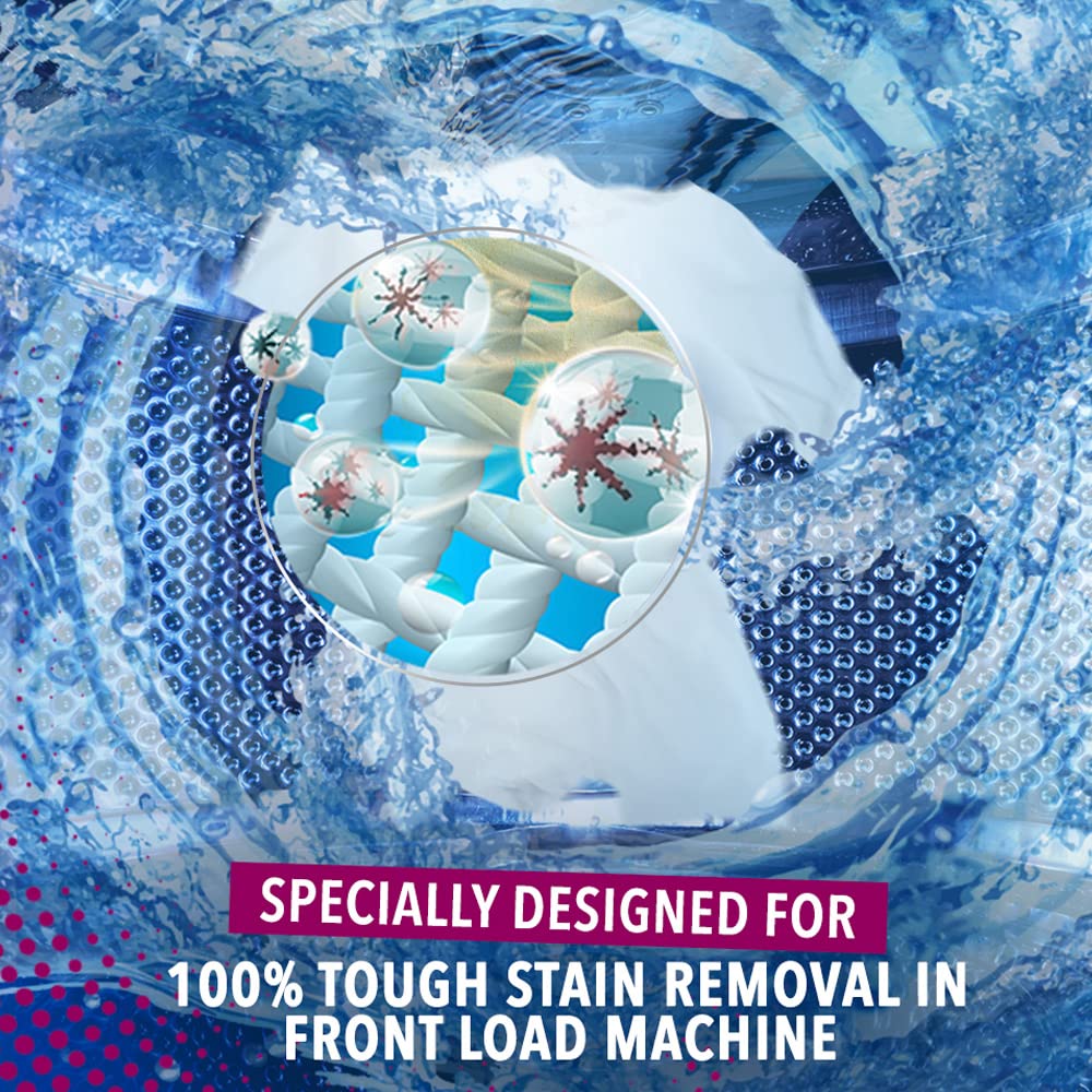 Surf Excel Matic Front Load Detergent Washing Powder 3+1 Kg , Specially Designed For Tough Stain Removal On Laundry In Washing Machines, 1 Count – view 6