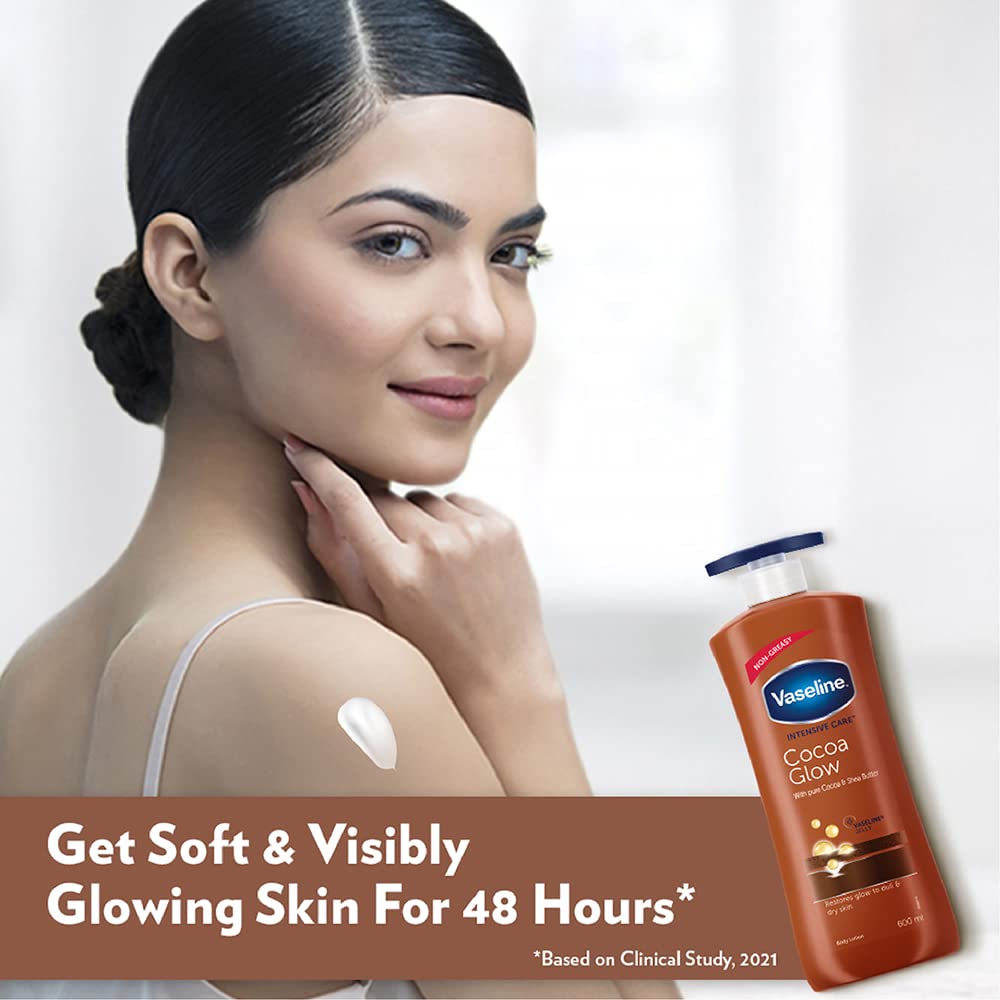 Vaseline Cocoa Glow Body Lotion, 600 ml – view 2