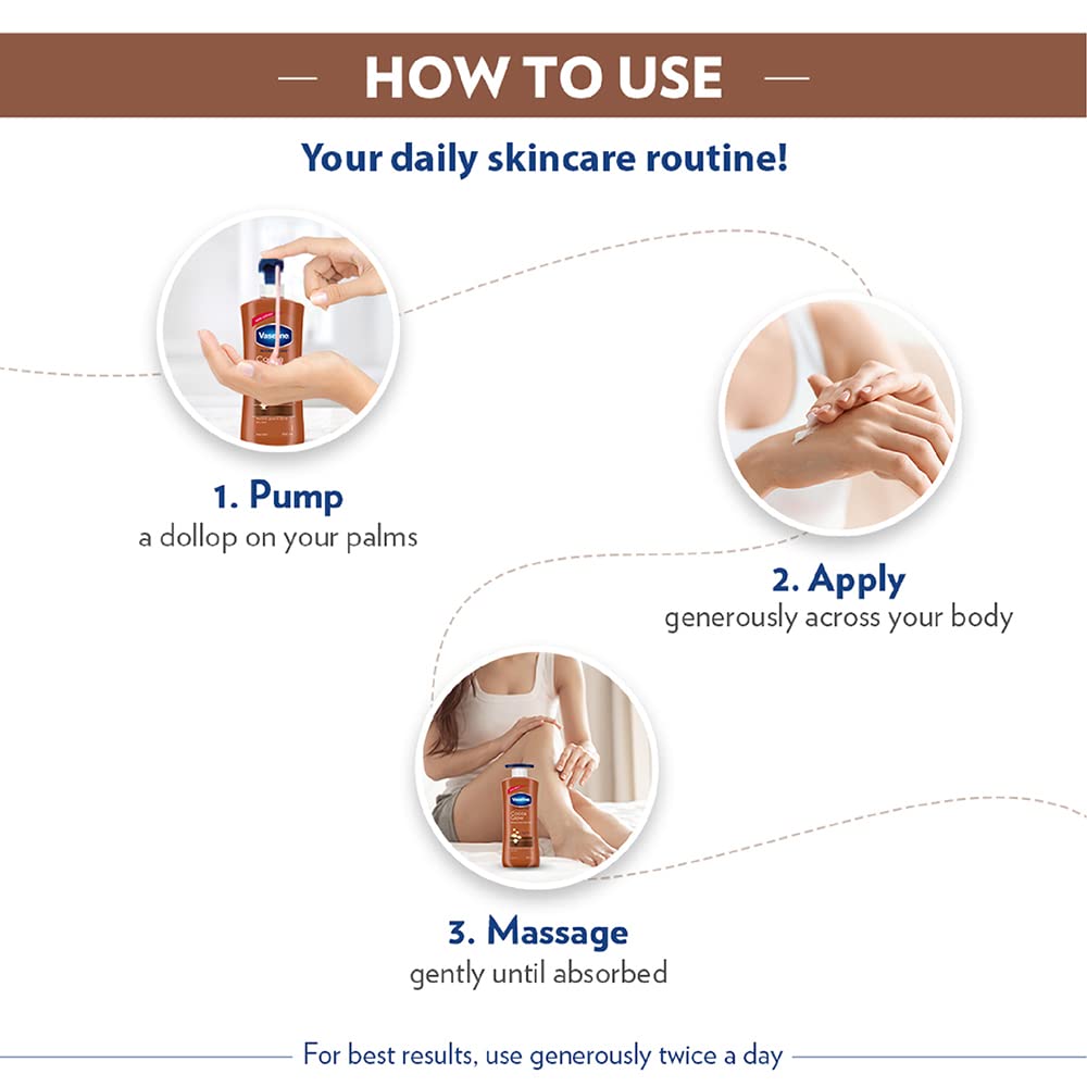 Vaseline Cocoa Glow Body Lotion, 600 ml – view 5