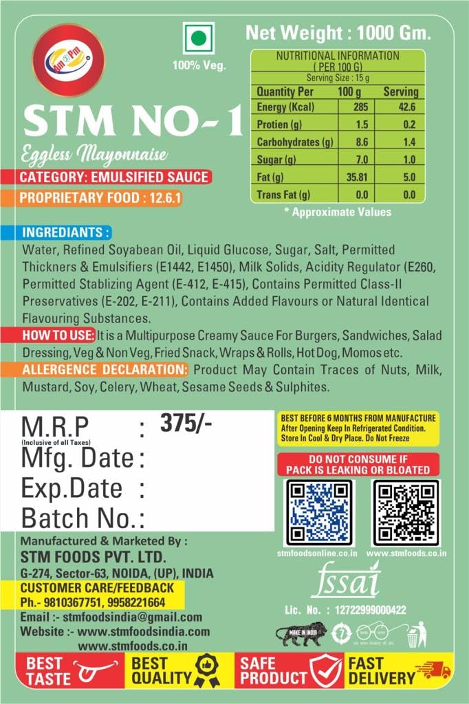 Am 2 Pm - 100% Veg Eggless Mayonnaise Extra Creamy and Delicious – view 4