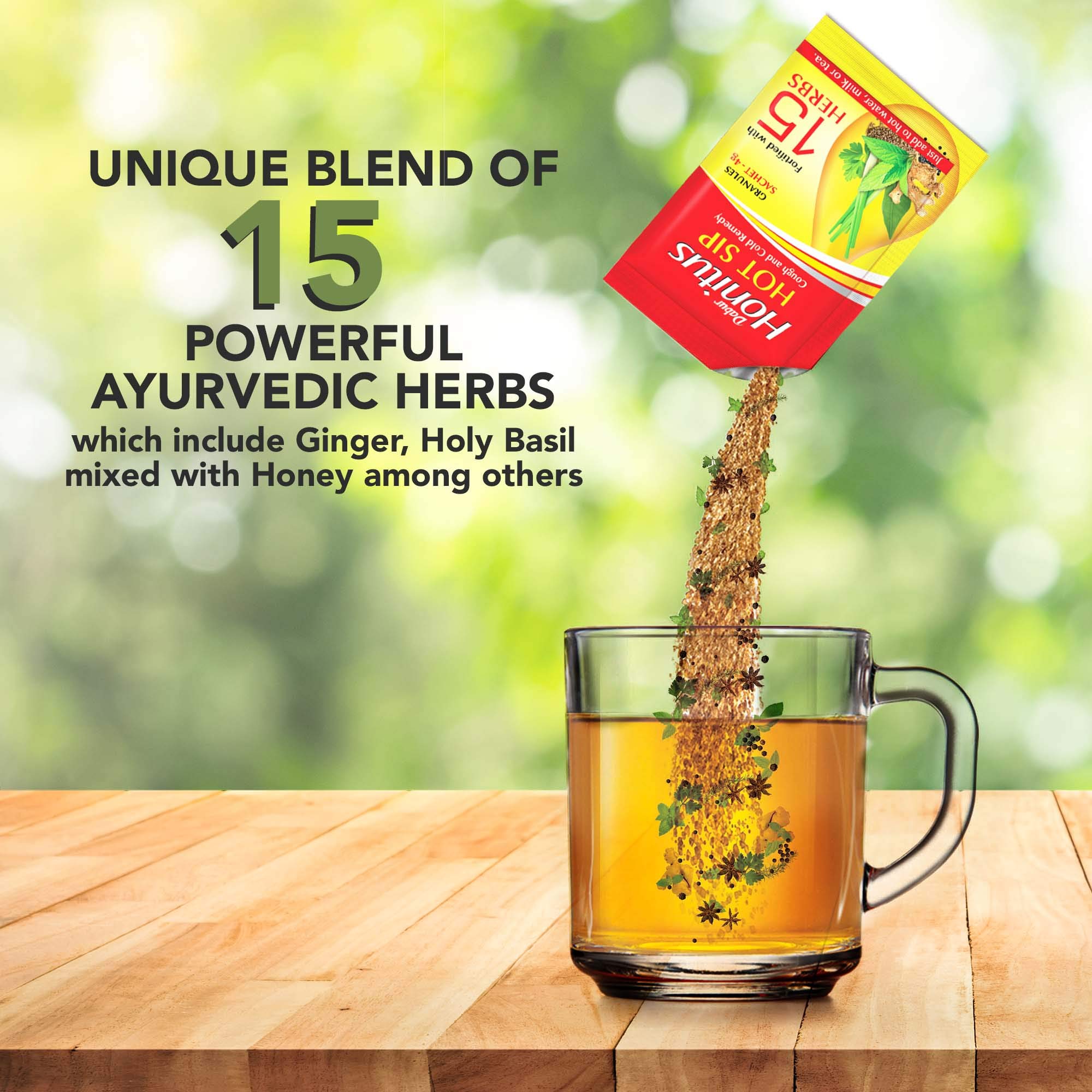 Dabur Honitus Hot Sip - Pack of 30 Sachets ( 4gx30 ) – view 3