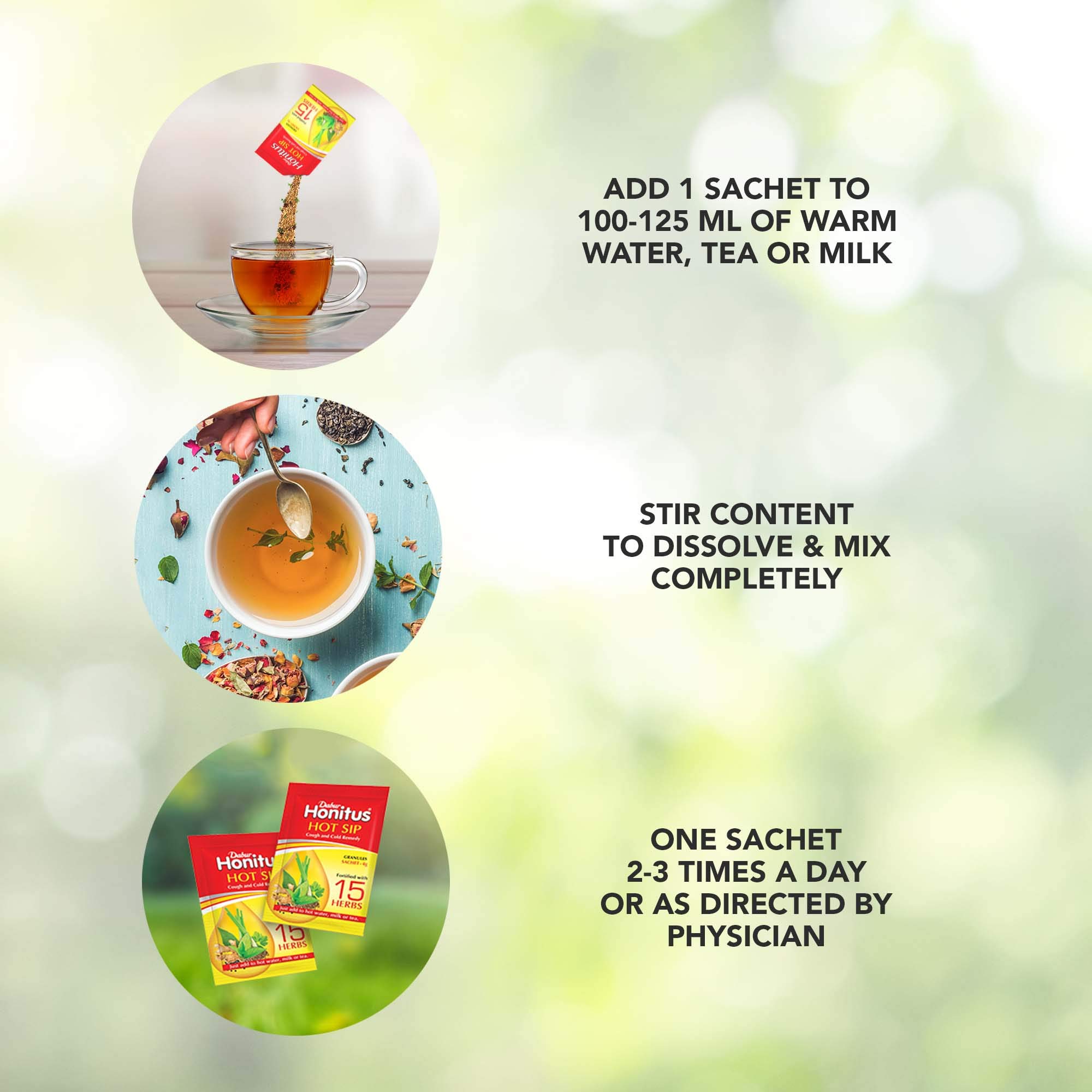 Dabur Honitus Hot Sip - Pack of 30 Sachets ( 4gx30 ) – view 4