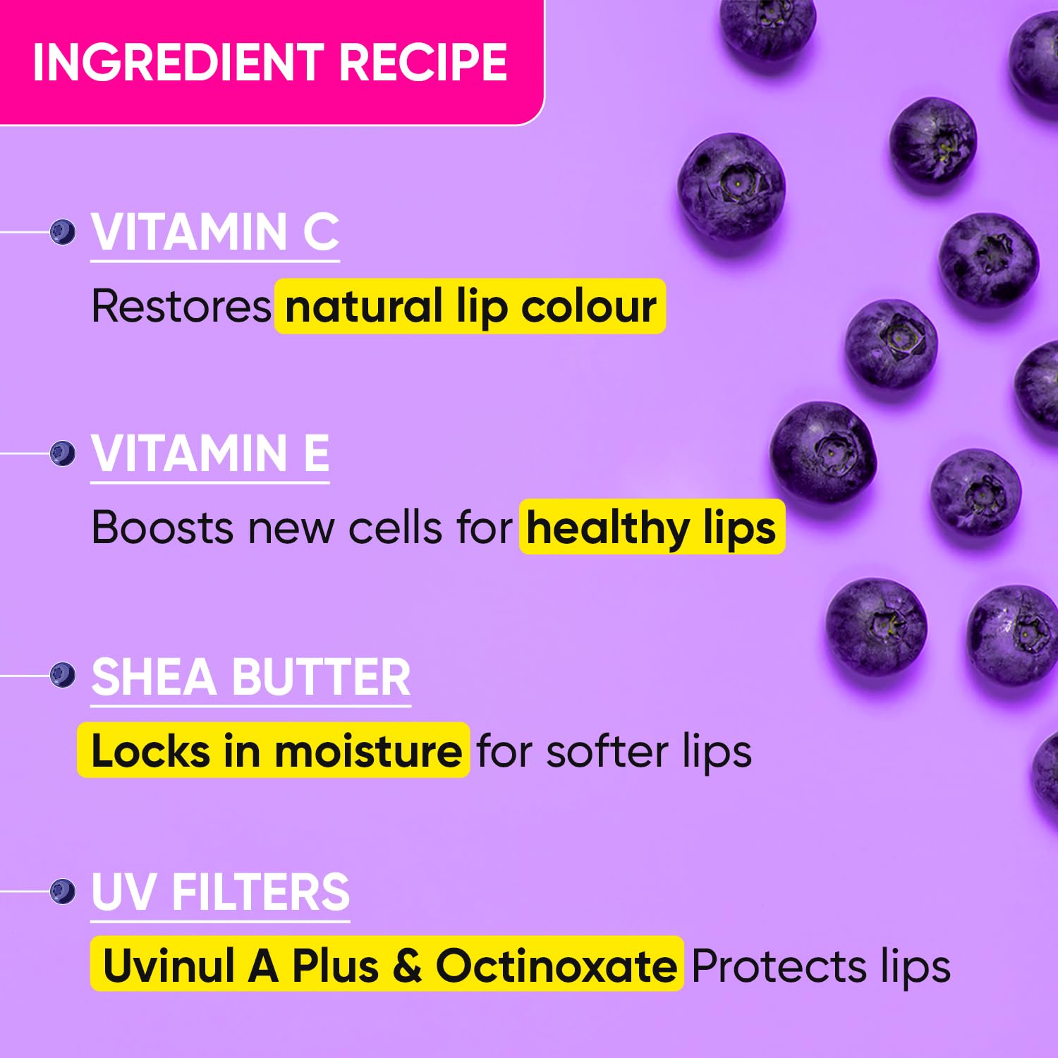 DOT & KEY Dot&Key Lip Balm Vitamin C + E Spf 30 + Glitter Bomb – view 5