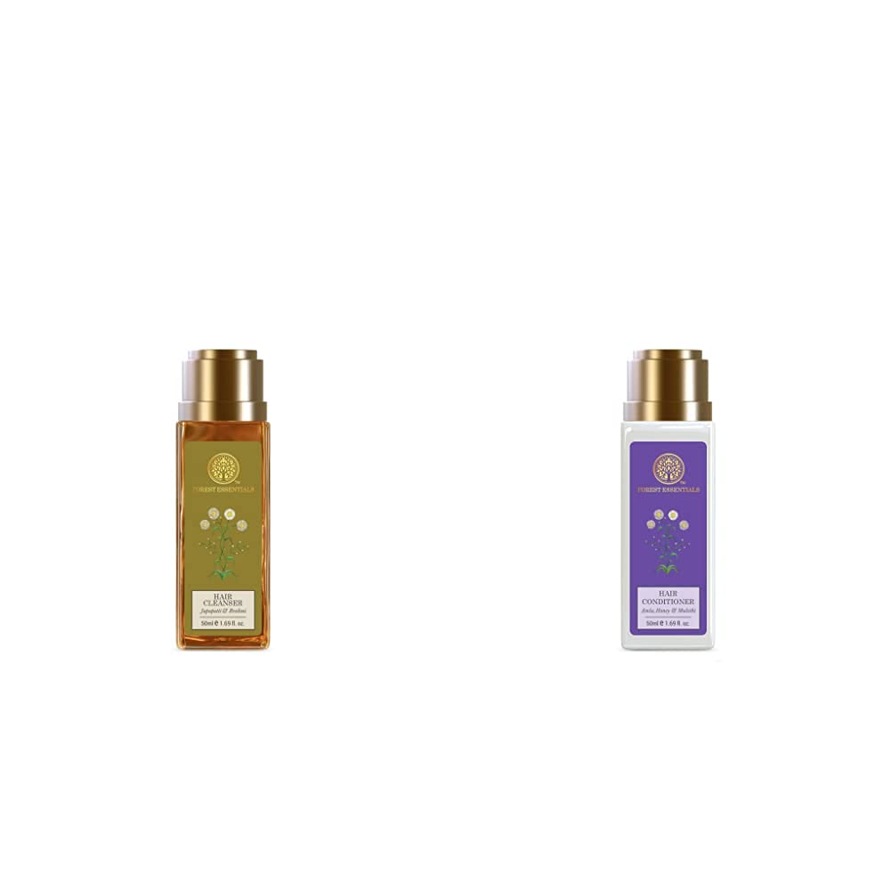 Forest Essentials japapatti brahmi cleanser with amla honey mulethi conditioner