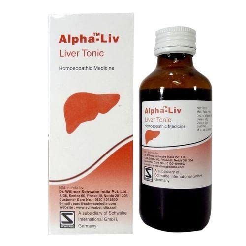 Alpha Liv liver tonic 100 ml drop-format pack made in India