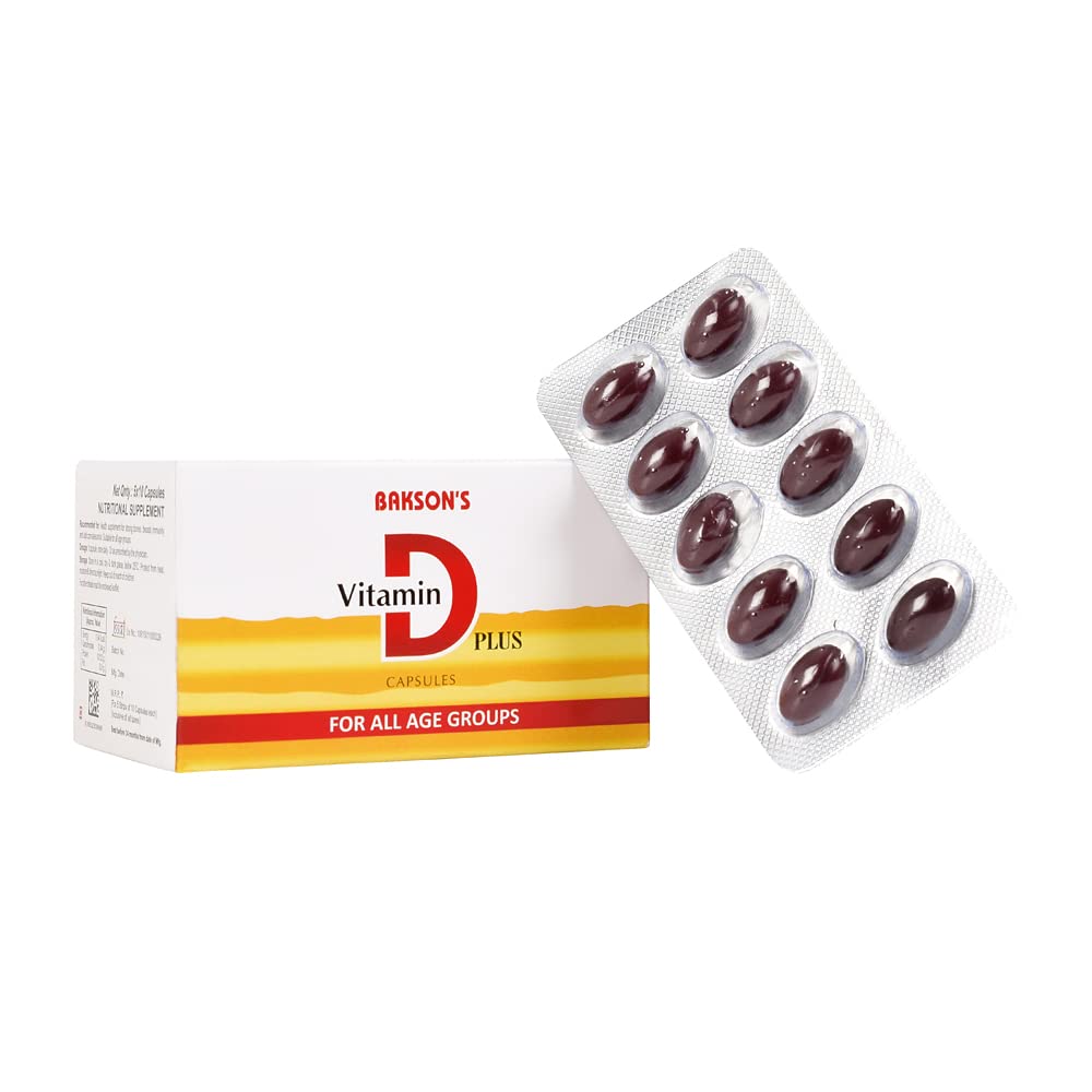 BAKSON VITAMIN D PLUS-50 CAPSULES – view 1