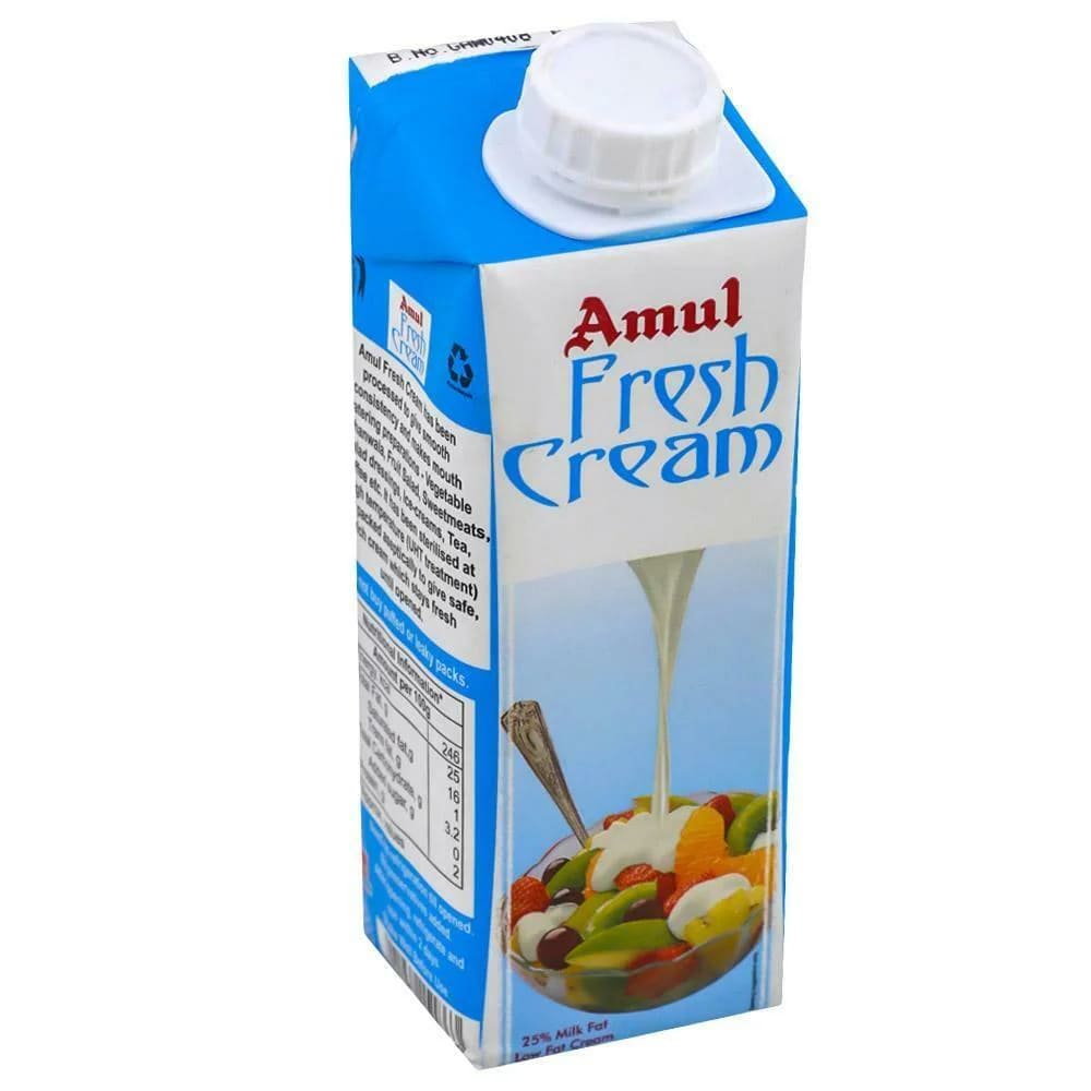 Amul Fresh Cream 250 ml (Tetra Pak) – view 4