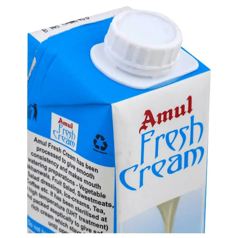 Amul Fresh Cream 250 ml (Tetra Pak) – view 5