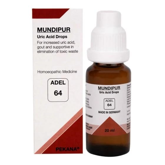 HOMEOVED ADEL 64 uric acid drops 100 mL bottle