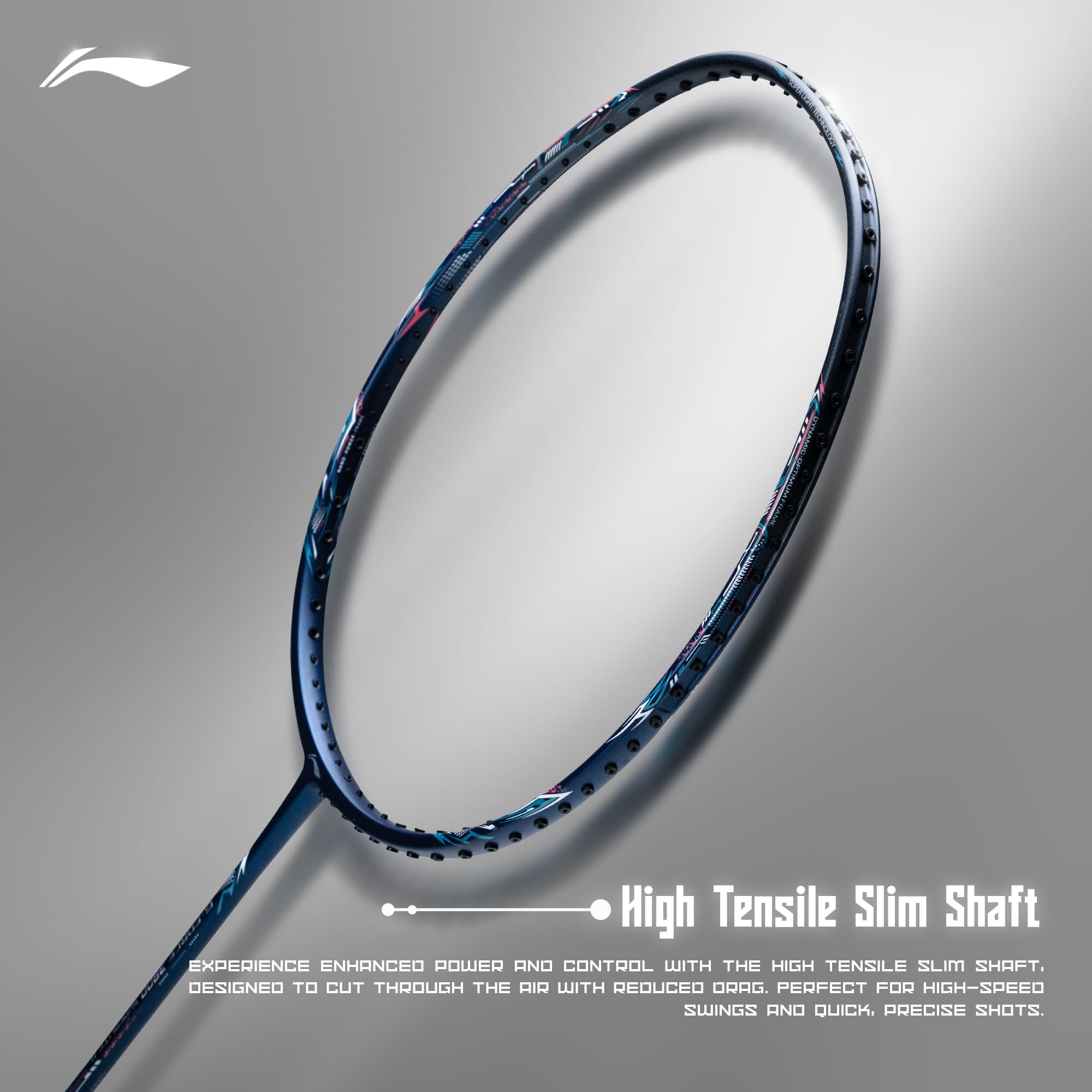 Li-Ning Li-Ning G-Force 3800 II Superlite Unstrung Badminton Racket with Full Cover – view 3
