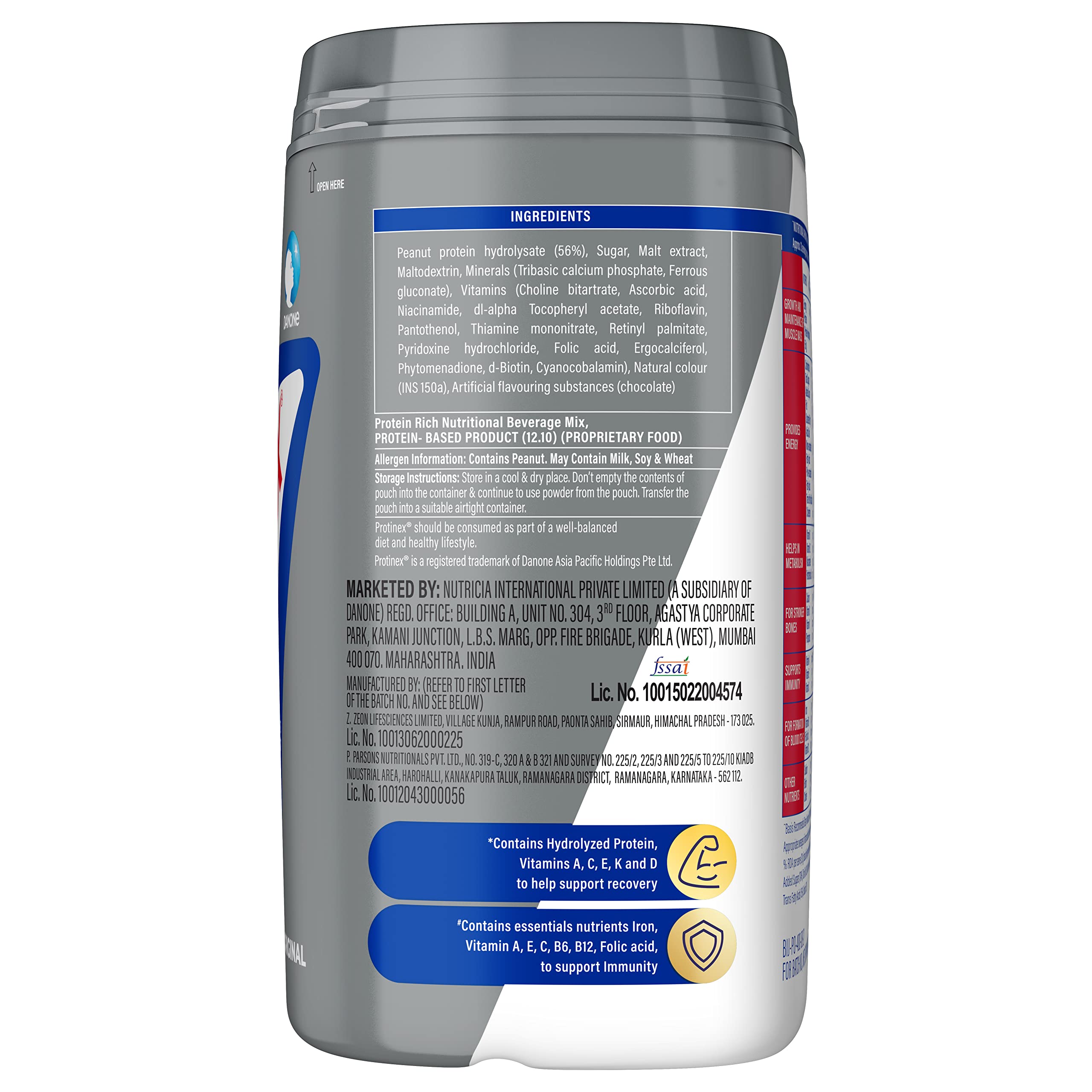 Protinex Nutritional Protein Rich Mix For Adults-(Original, 400 Gms, Jar) With Vital Nutrients To Support Faster Absorbation & Immunity Powder – view 8