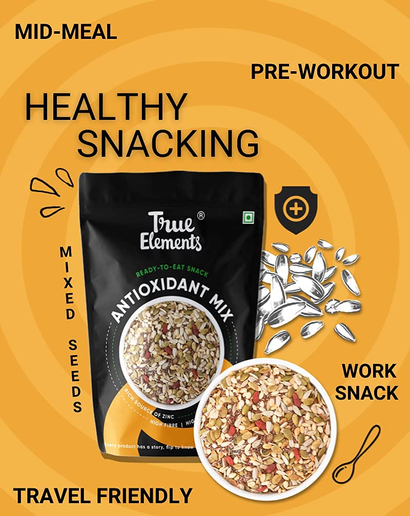 True Elements Antioxidant Mix Seeds 250g - Seeds Mix for Eating – view 5