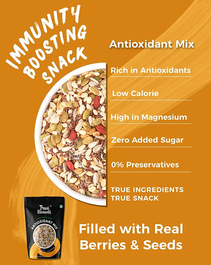True Elements Antioxidant Mix Seeds 250g - Seeds Mix for Eating – view 7