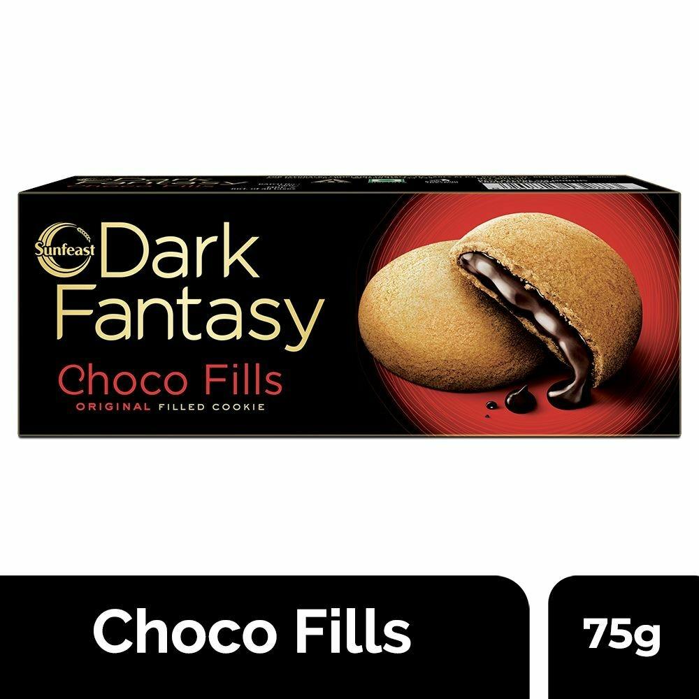 Chocolate crème filled cookie box from Sunfeast Dark Fantasy
