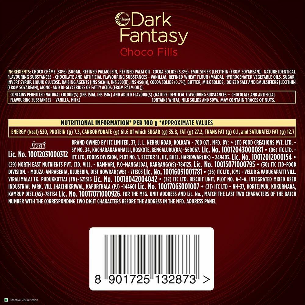 Sunfeast Dark Fantasy Choco Fills Cookies 75 G – view 9