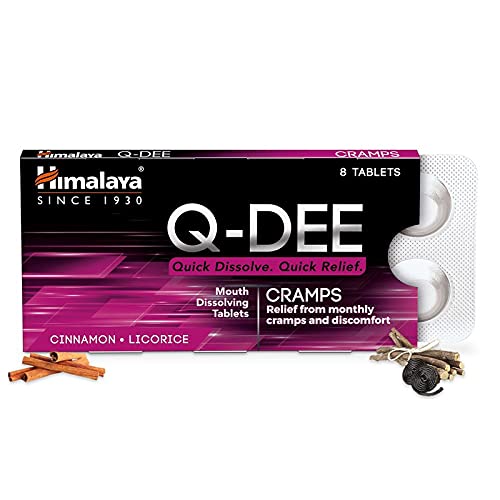 Himalaya Q-Dee Cramps tablets in strip pack format