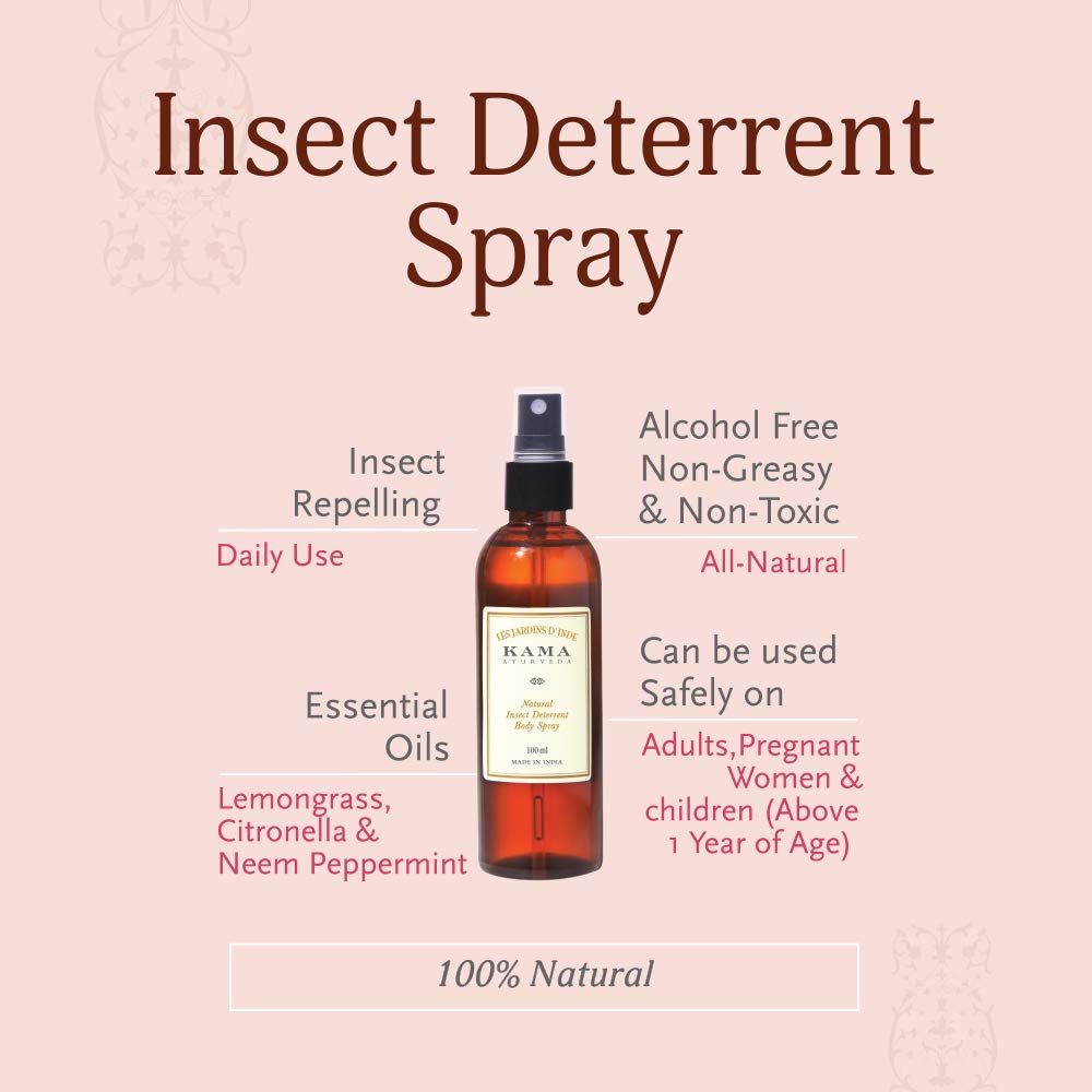 Kama Ayurveda Natural Insect Deterrent Body Spray, 100ml – view 5