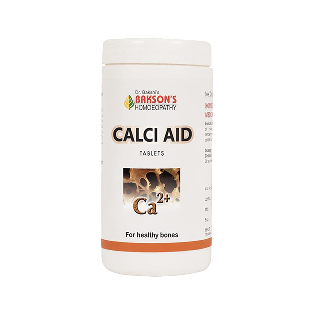 Bakson's Calci Aid Tablets pack for bone health support