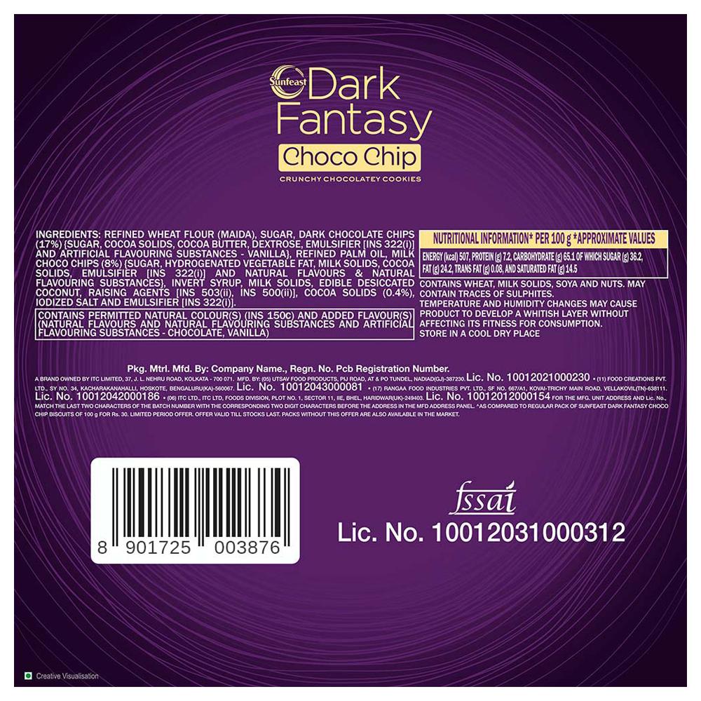 Sunfeast Dark Fantasy Choco Chip Cookies Combo Pack 357.5 G – view 3