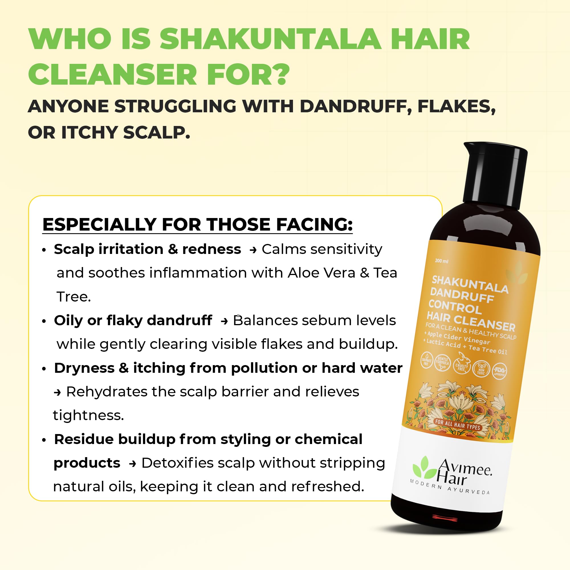 Avimee Herbal Shakuntala Dandruff Cleanser – view 6