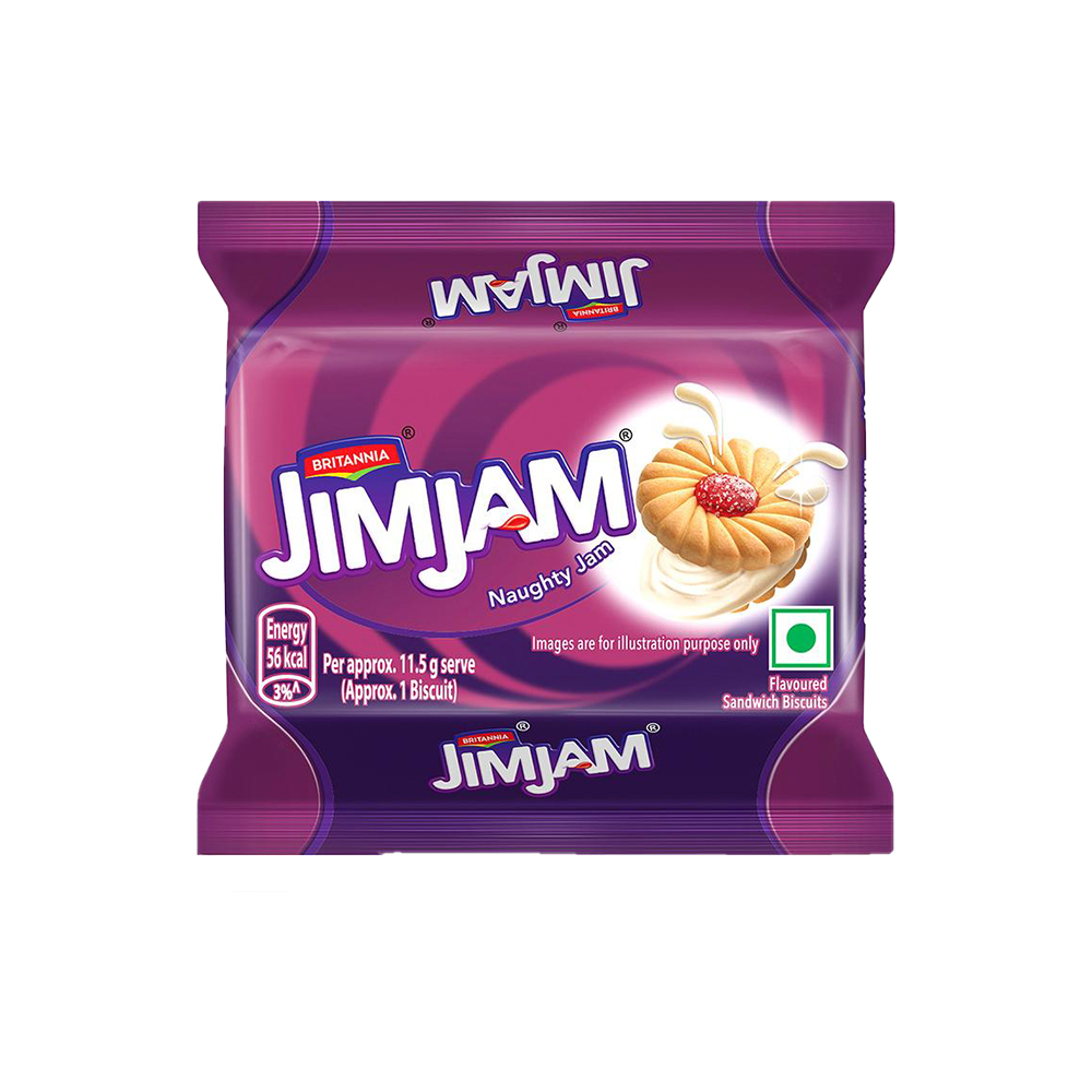 Britannia Treat Jim Jam Sandwich Biscuits 138 G – view 1