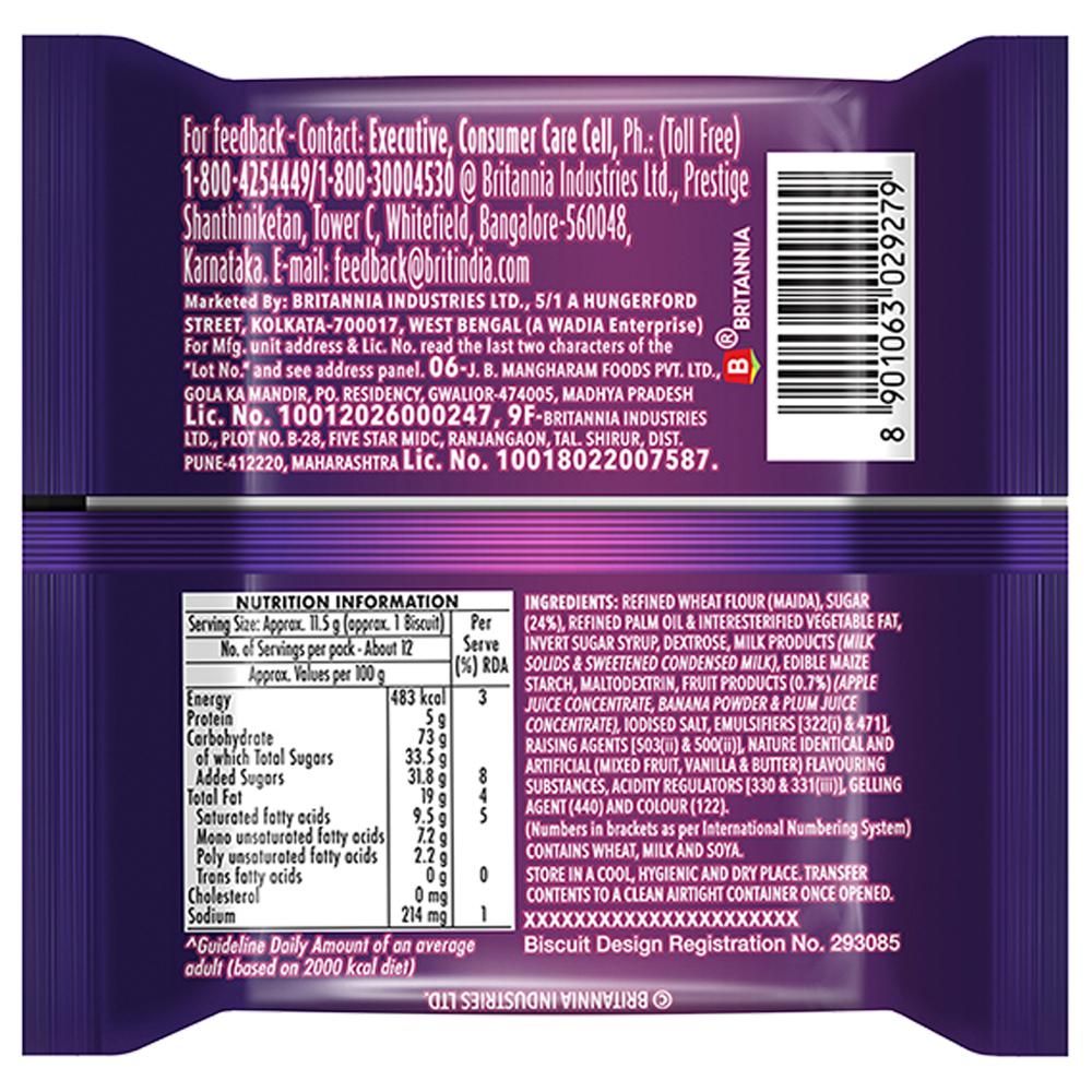 Britannia Treat Jim Jam Sandwich Biscuits 138 G – view 2