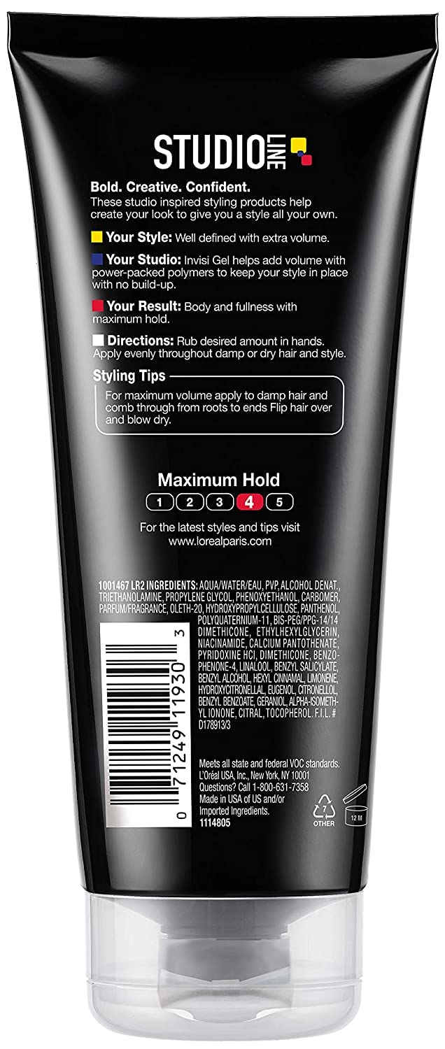 Studio L'Oreal Paris Line Extreme Hold Above It All Invisi Gel, 6.8 Oz. – view 2