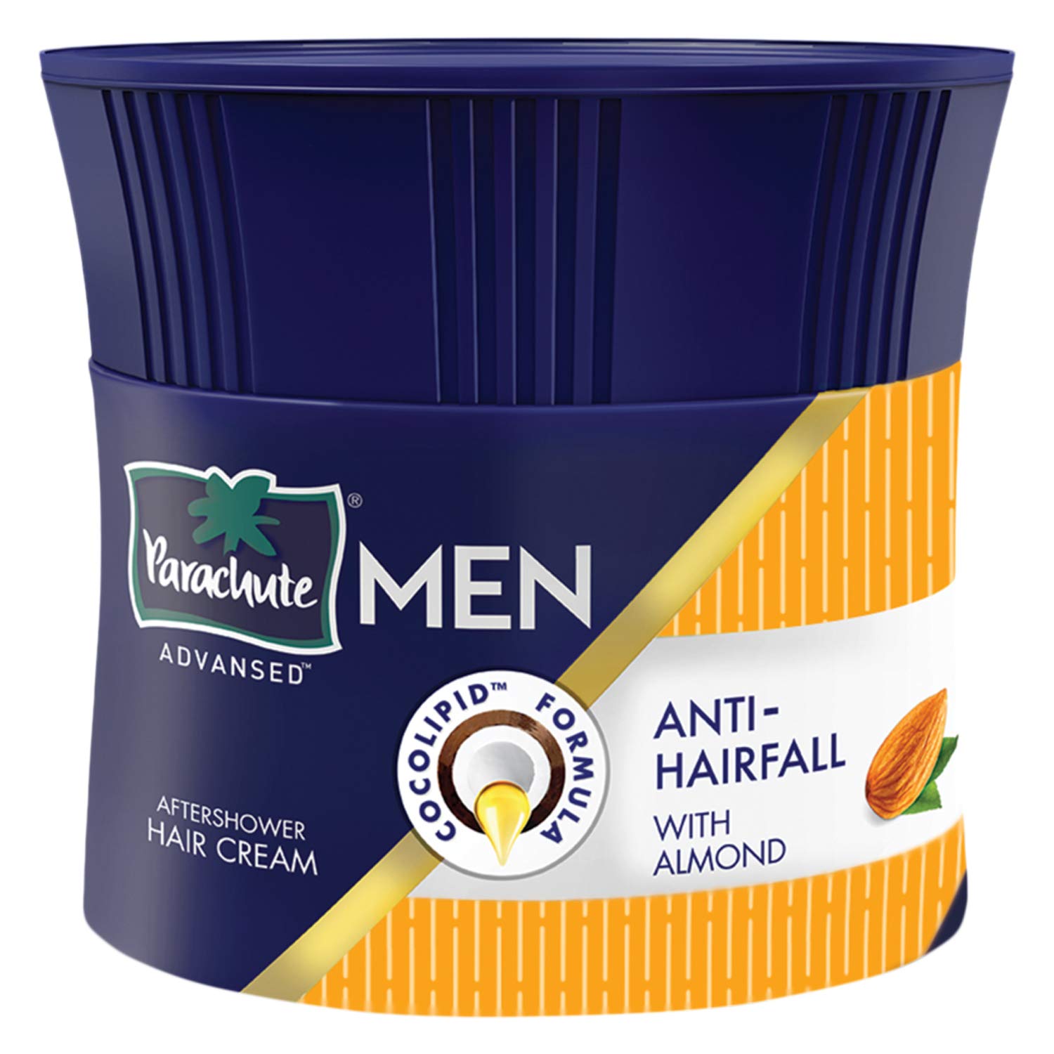 Parachute Advansed coconut men hair cream jar front view