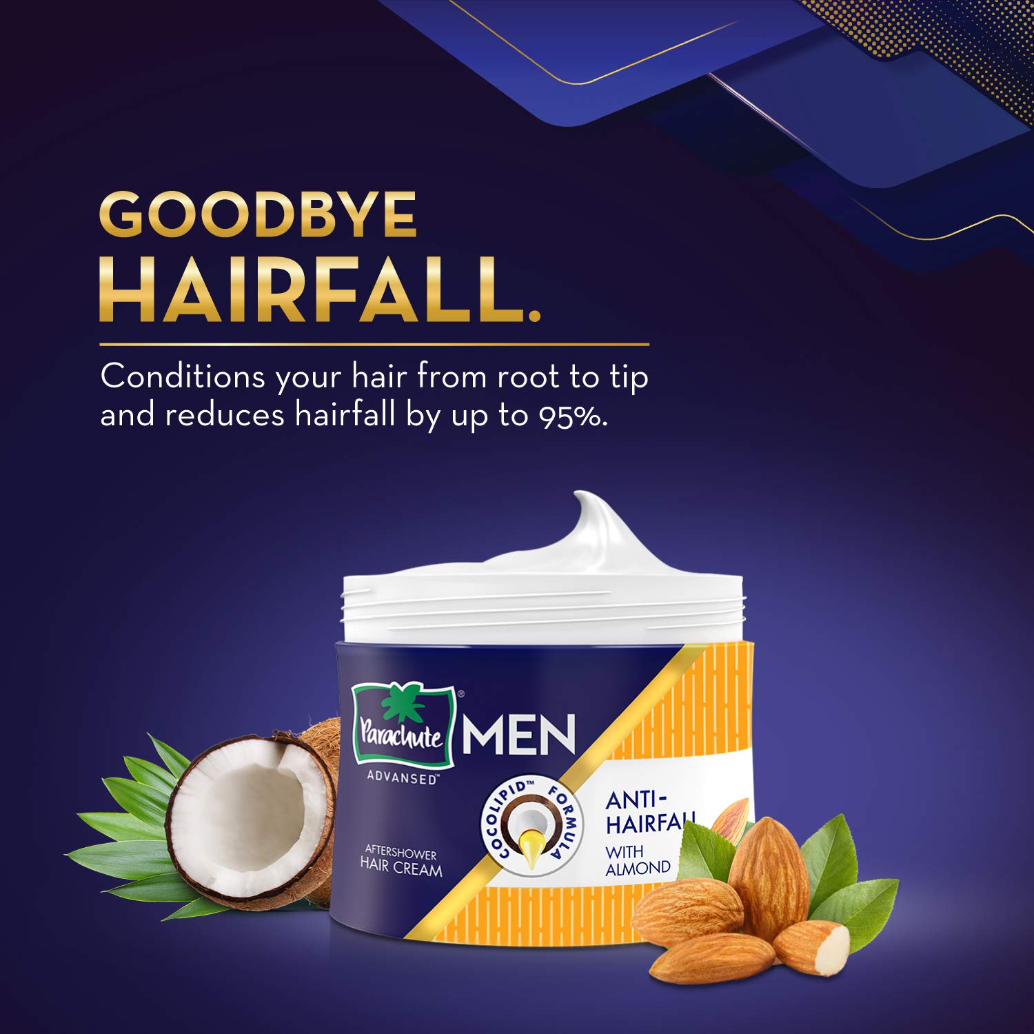 Parachute Advansed Men Hair Cream,Anti-Hairfall,100 gm – view 3