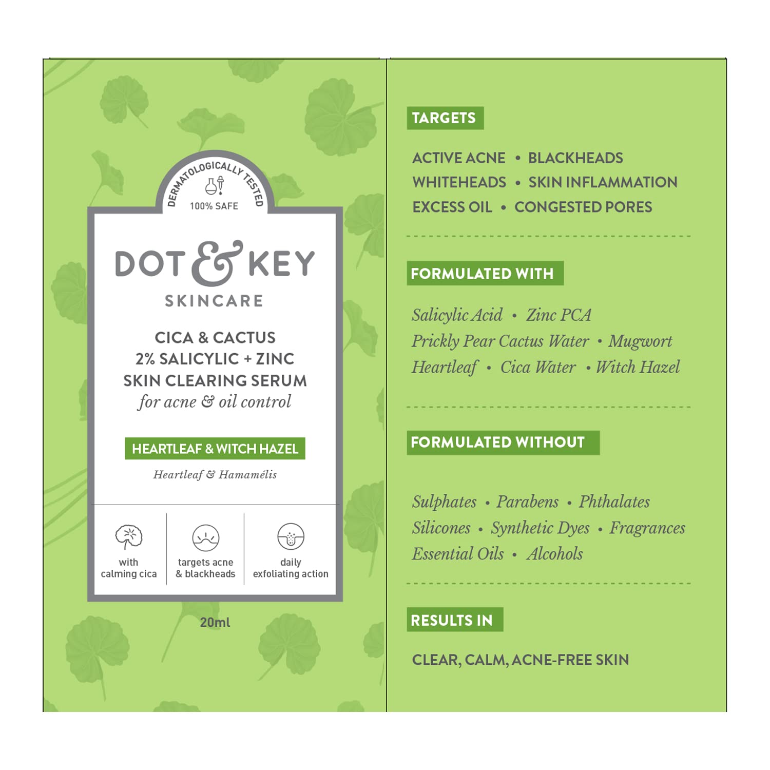 Dot & Key 2% Salicylic Acid + Cica Anti Acne Serum with Zinc – view 9