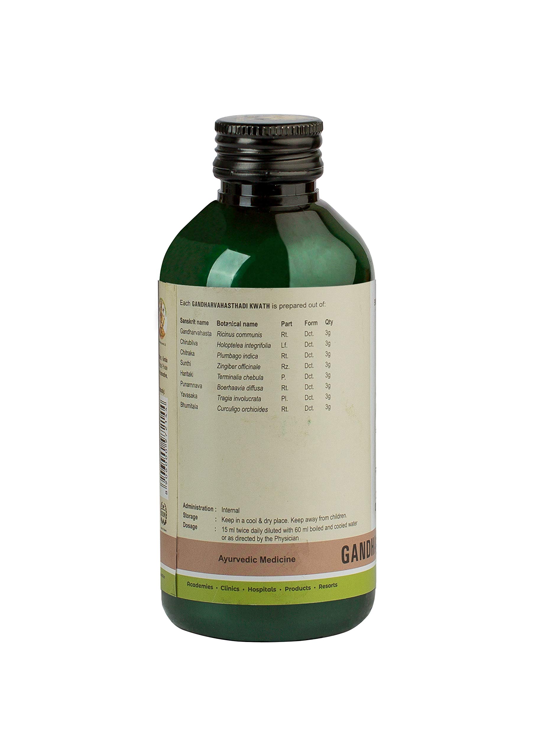 Kerala Ayurveda Gandharvahasthadi Kwath 200 Ml – view 2