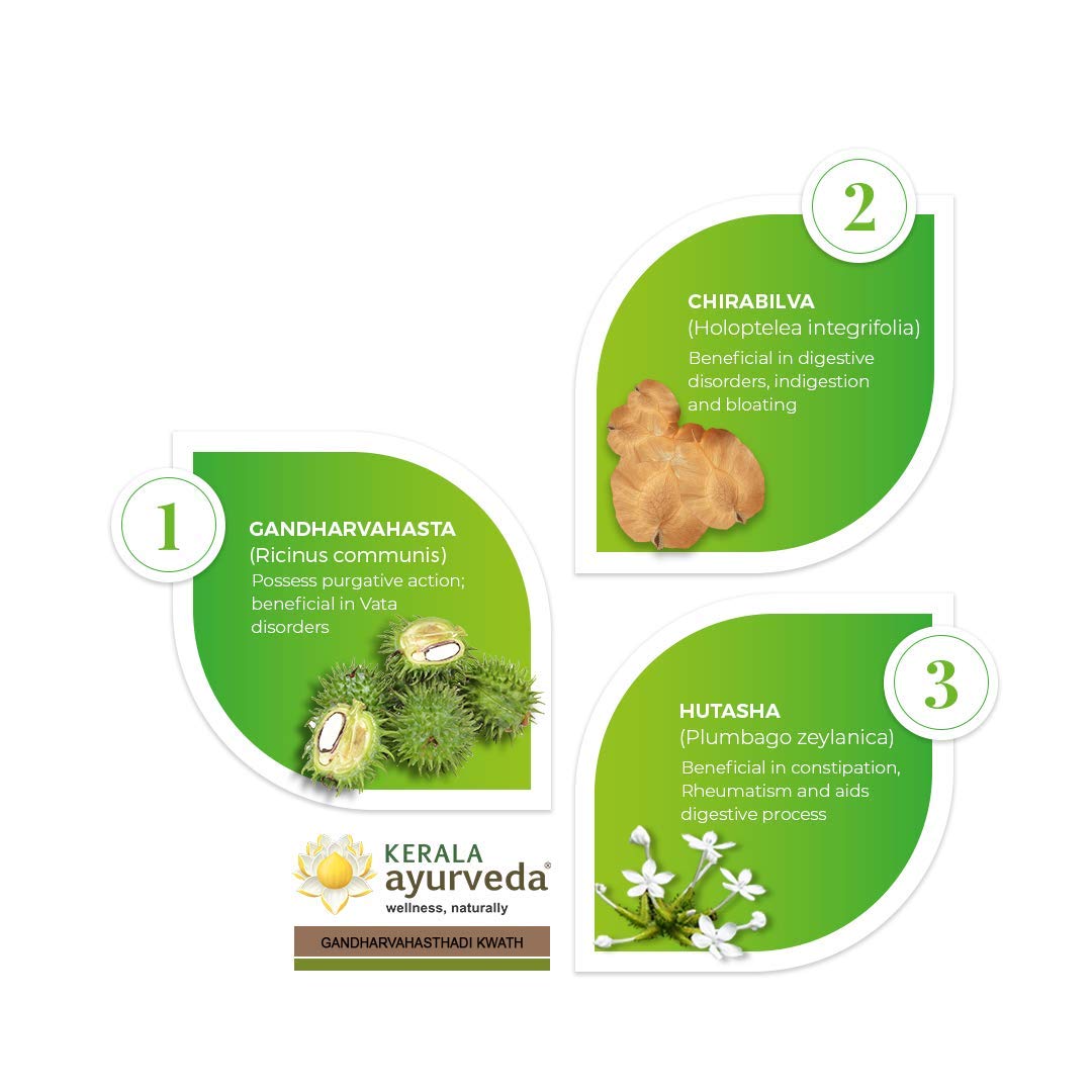 Kerala Ayurveda Gandharvahasthadi Kwath 200 Ml – view 4