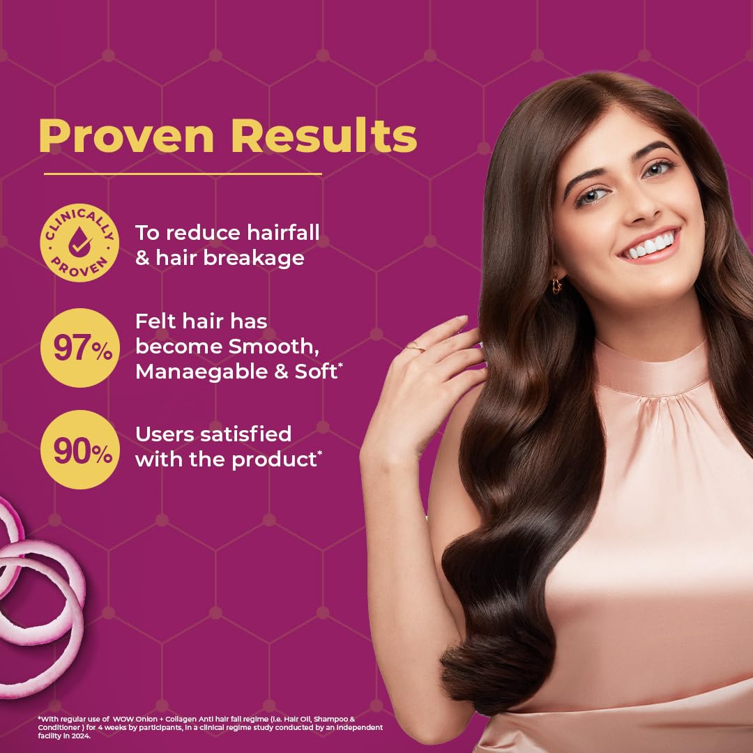 WOW Skin Science Onion Black Seed Hair Oil - WITH COMB APPLICATOR - Controls Hair Fall - NO Mineral Oil, Silicones, Cooking Oil & Synthetic Fragrance - 200mL – view 5