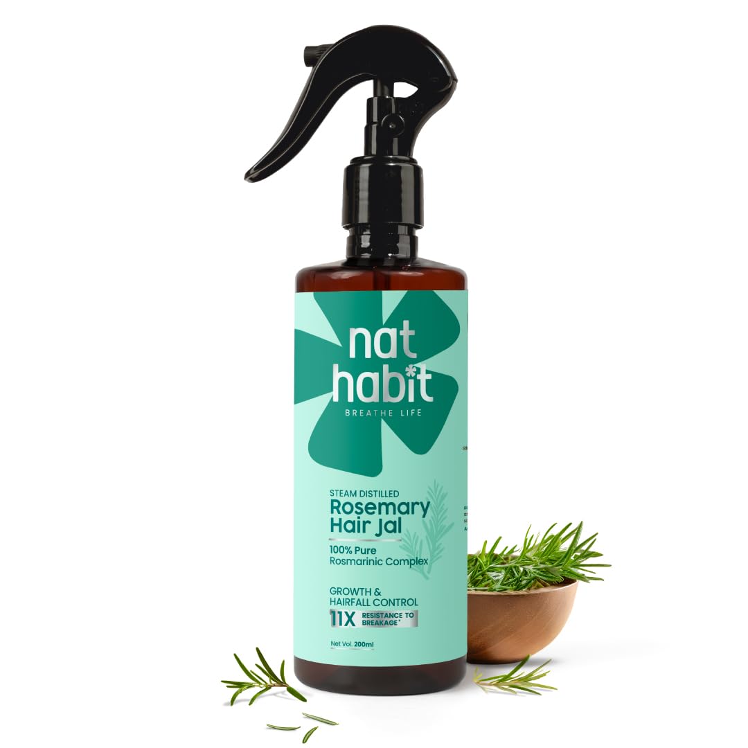 Nat Habit 200 ml rosemary water spray with pump dispenser