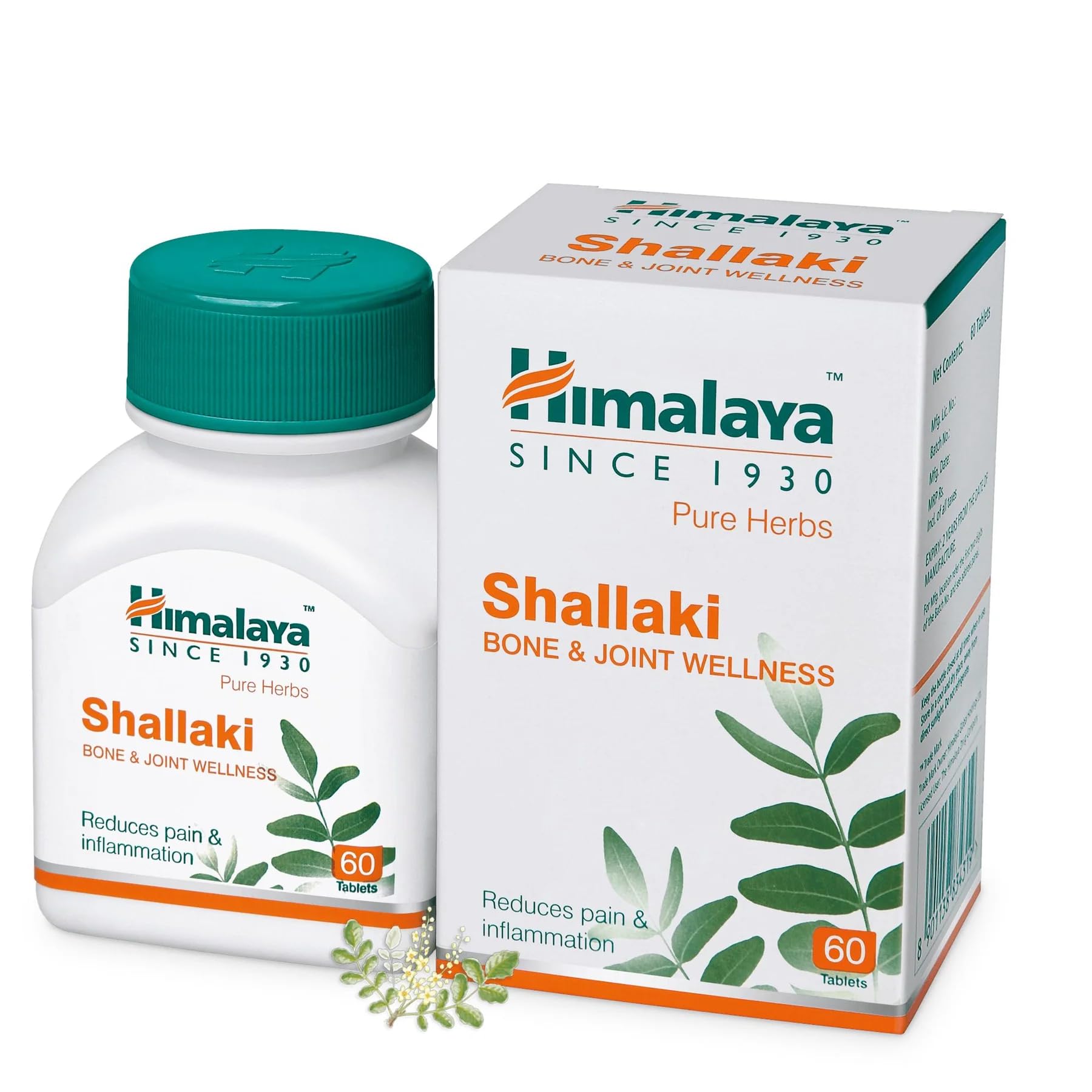 Himalaya Shallaki 60-count tablet bottle front view