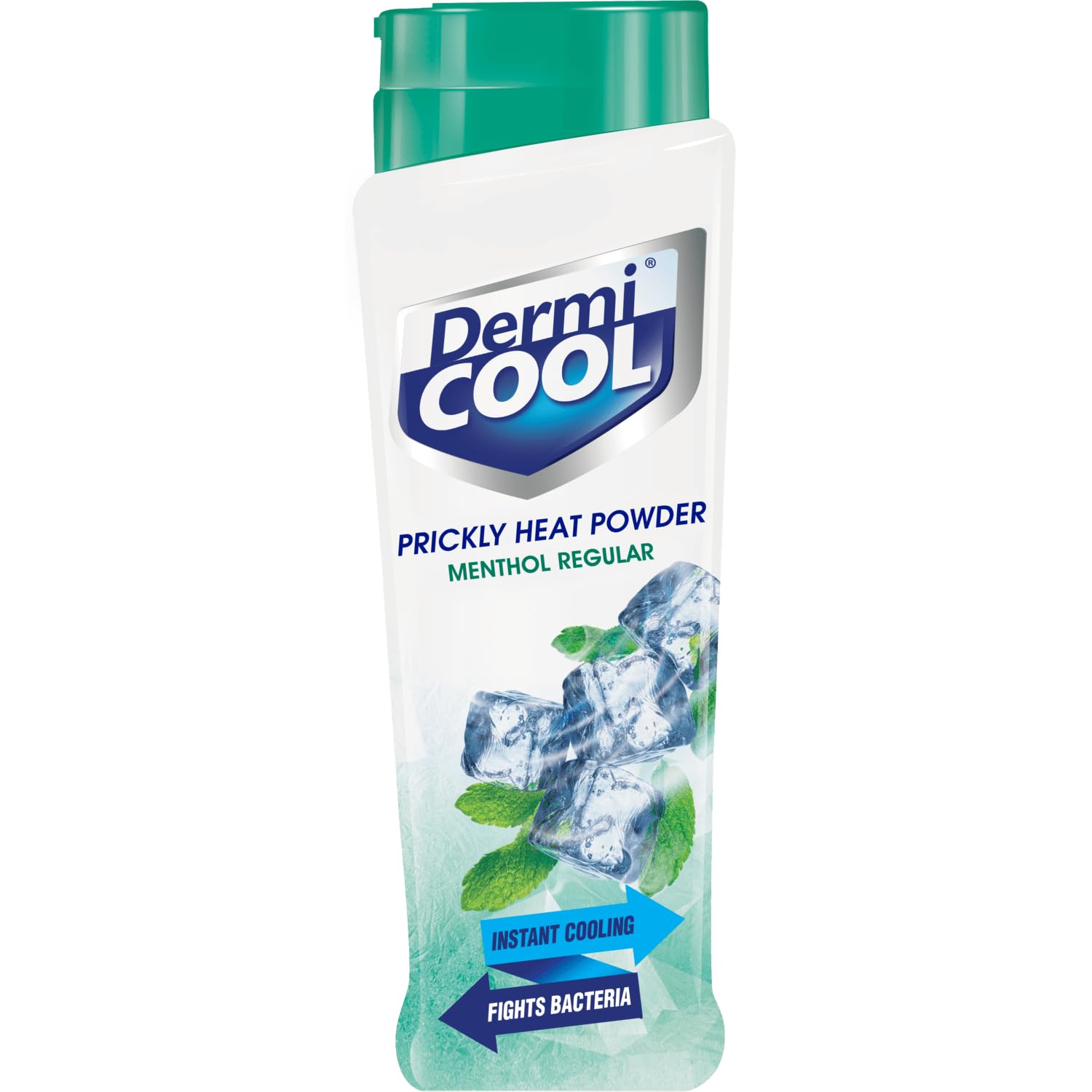 Front pack of Dermi Cool prickly heat powder 400g