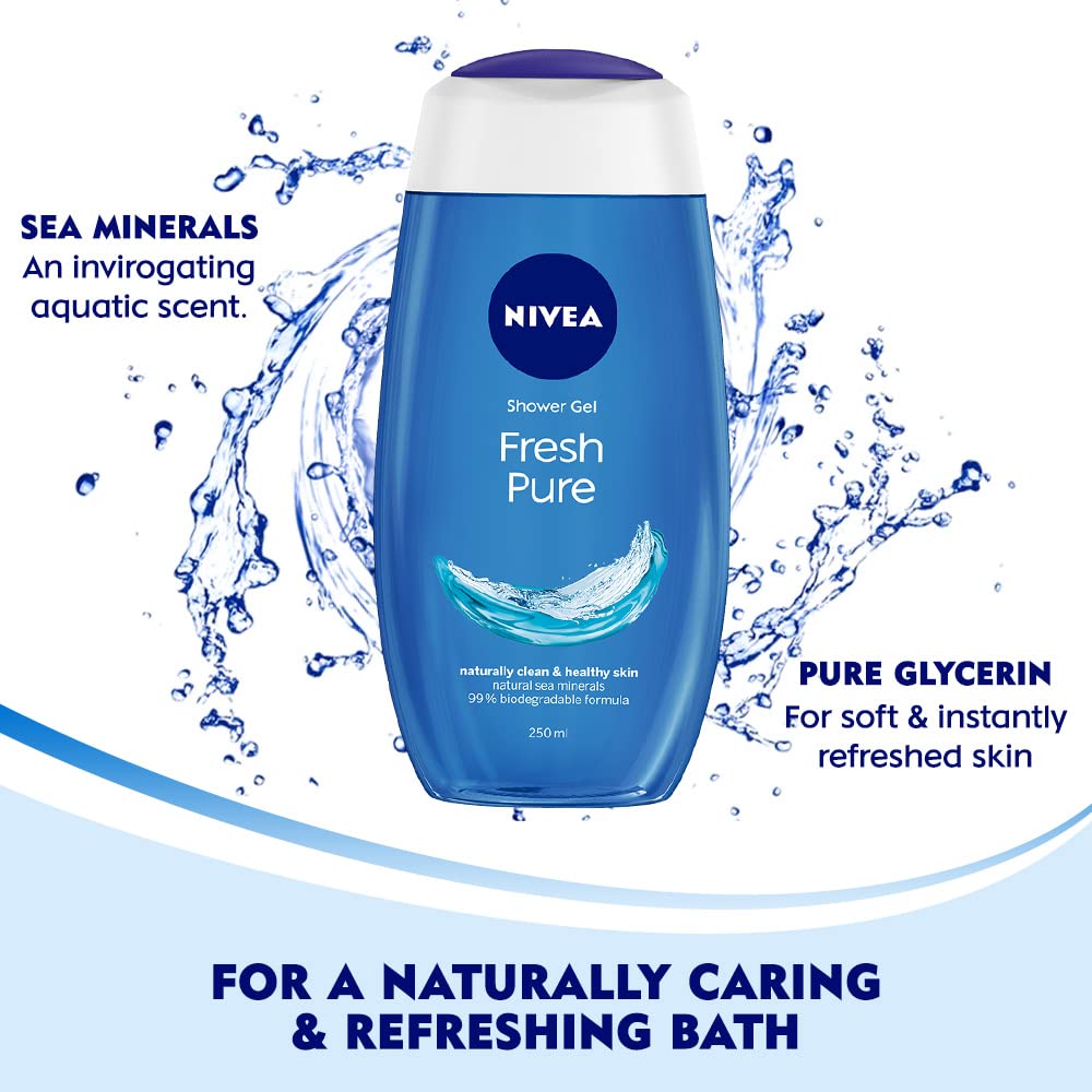 NIVEA Fresh Pure shower Gel, 250ml – view 3