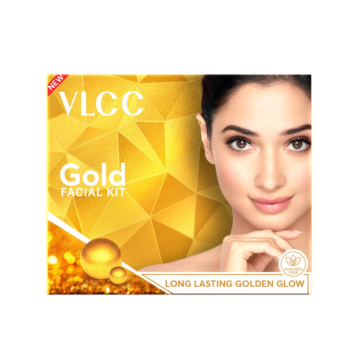 VLCC 6-step gold facial kit pack for glowing skin
