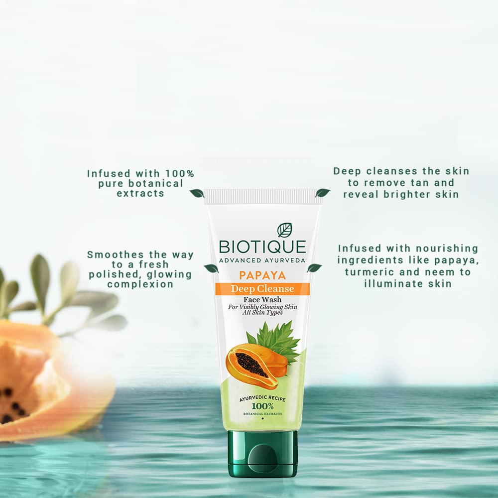 Biotique Papaya Deep Cleanse Face Wash – view 3