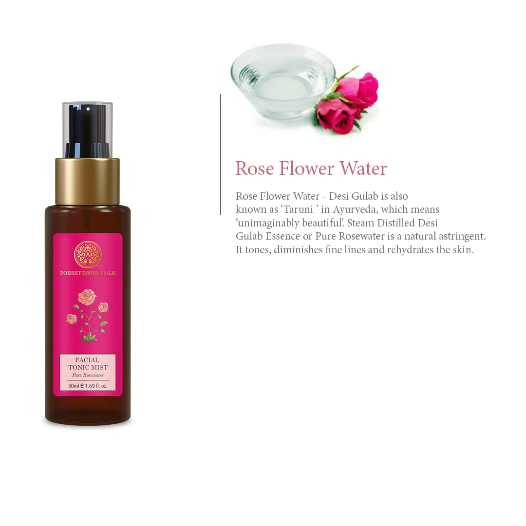 Forest Essentials Facial Tonic Mist with Pure Rosewater – view 4