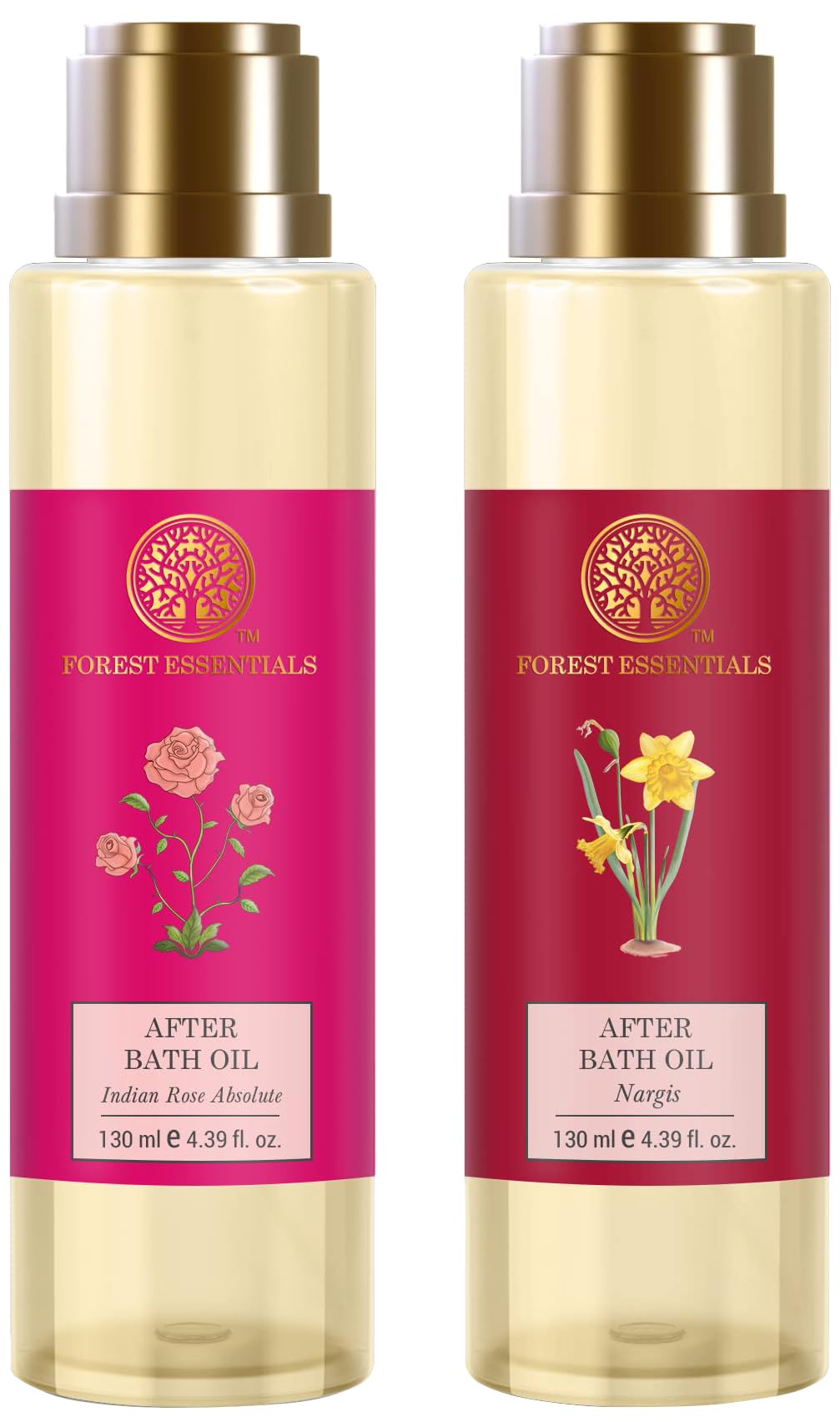 Forest Essentials Indian Rose Absolute and Nargis oil combo