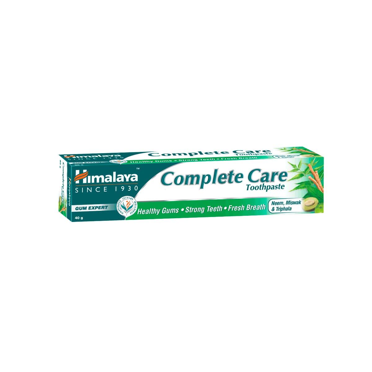 Himalaya herbal toothpaste 150g tube with neem miswak triphala