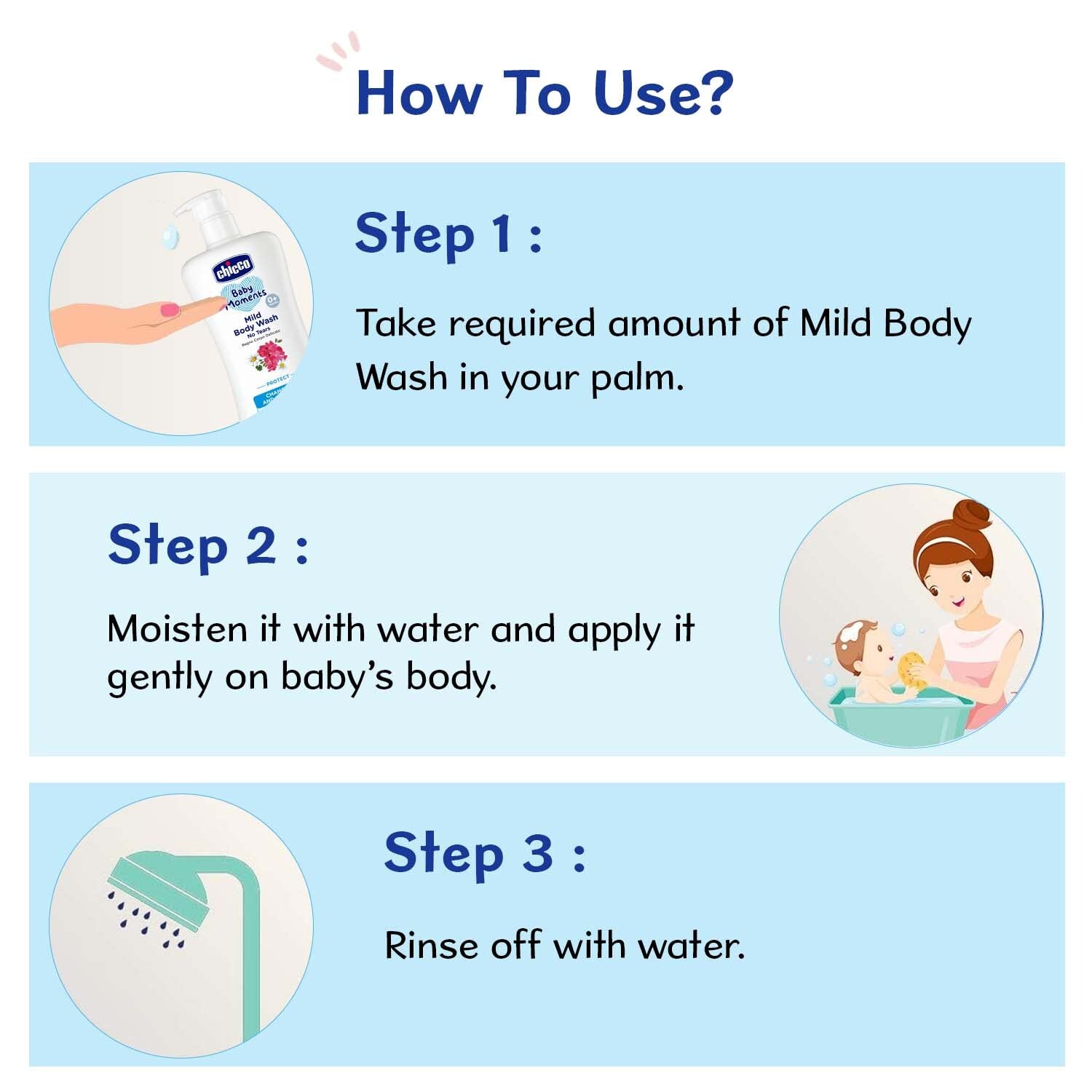 Chicco Baby Moments Mild Body Wash Protect, New Advanced formula with Natural Ingredients, No tears, Suitable for Baby – view 8