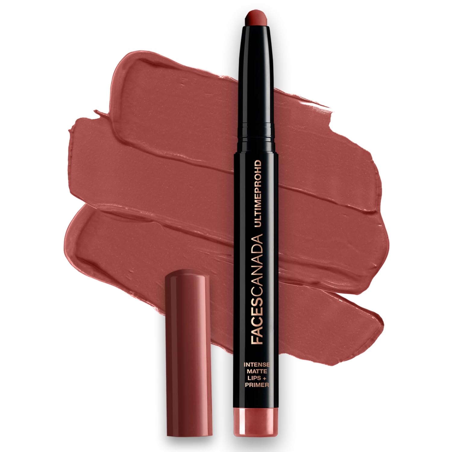 Natural Coco matte lip crayon from Faces Canada in brown