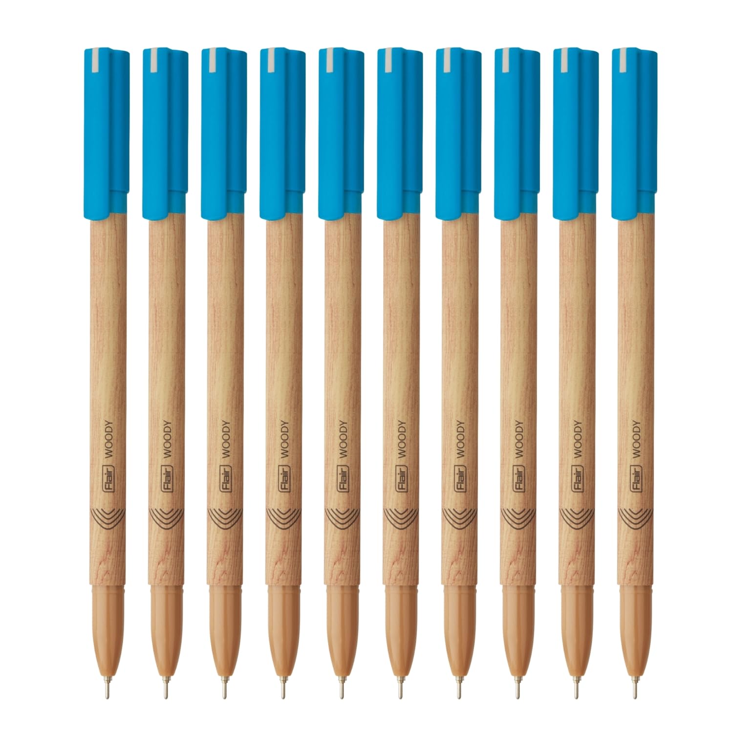 FLAIR Woody 0.7mm Ball Pen Blister Pack – view 2