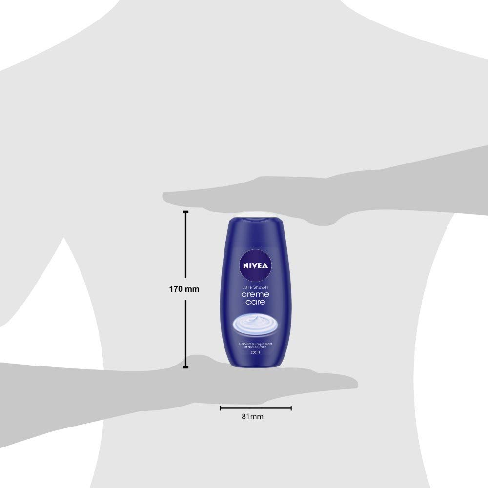 NIVEA Creme Care Shower Cream, 250 ml with Free Loofah – view 4