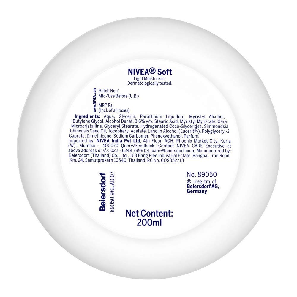 NIVEA Soft Moisturizer for Moisturising (Normal Skin) 400ml – view 6