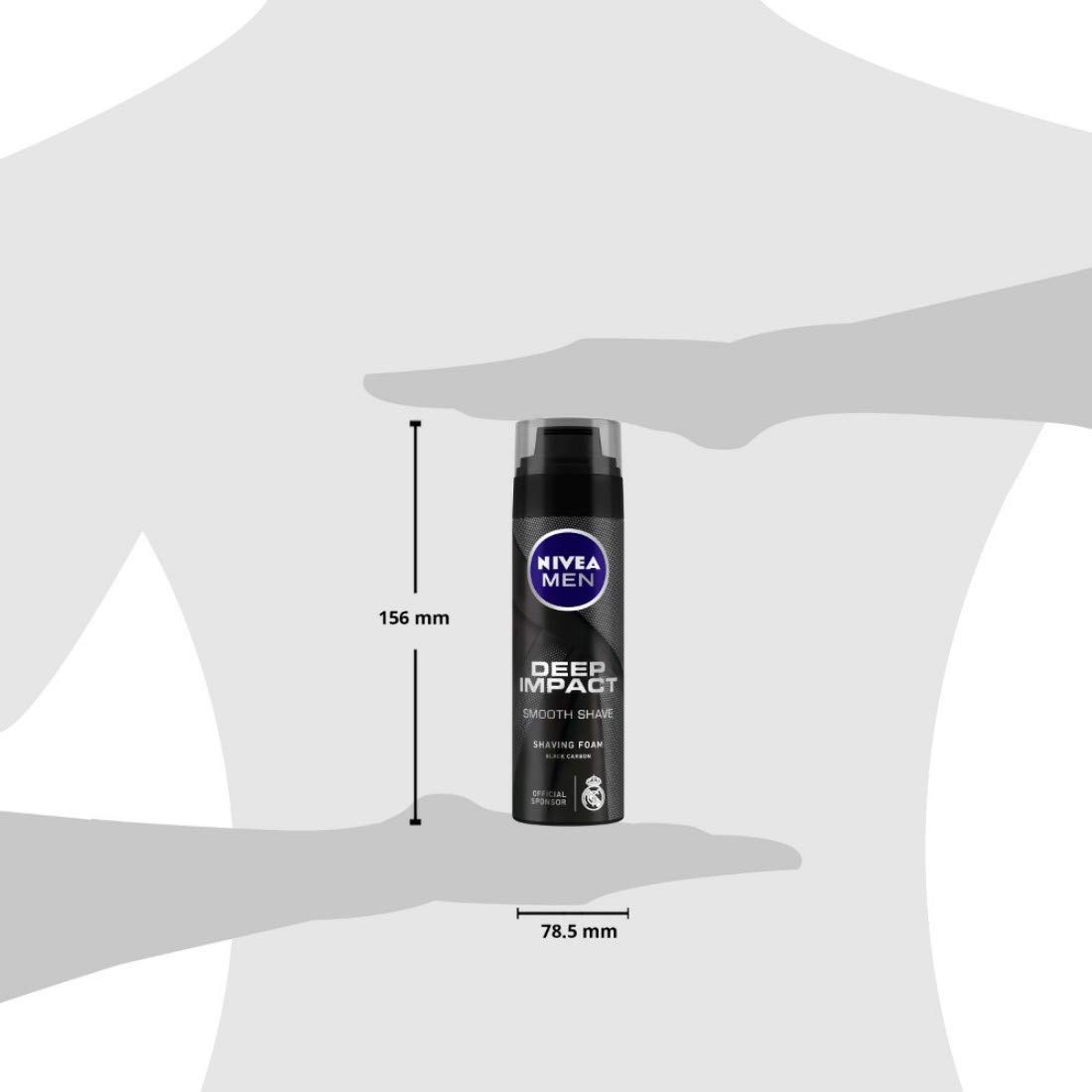 NIVEA MEN Shaving, Deep Impact Smooth Shaving Foam, 200ml – view 4