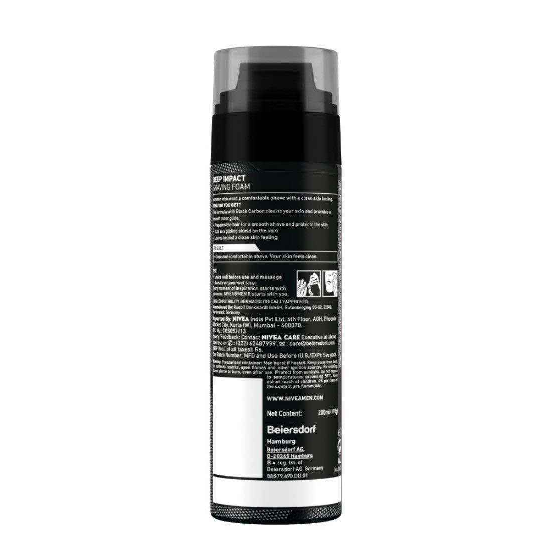 NIVEA MEN Shaving, Deep Impact Smooth Shaving Foam, 200ml – view 6